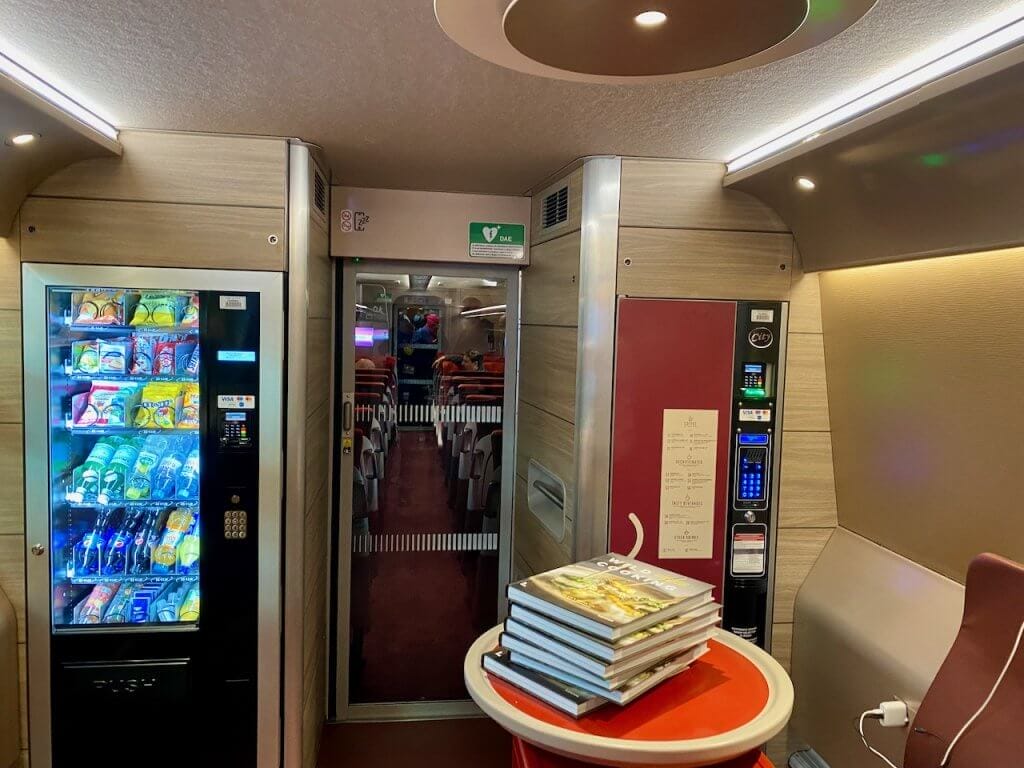 Kiosk à bord de Thalys