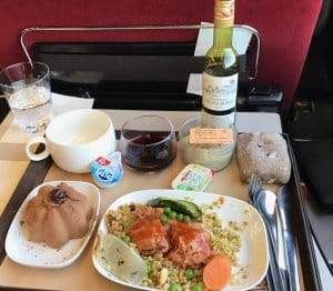Repas à bord de Thalys