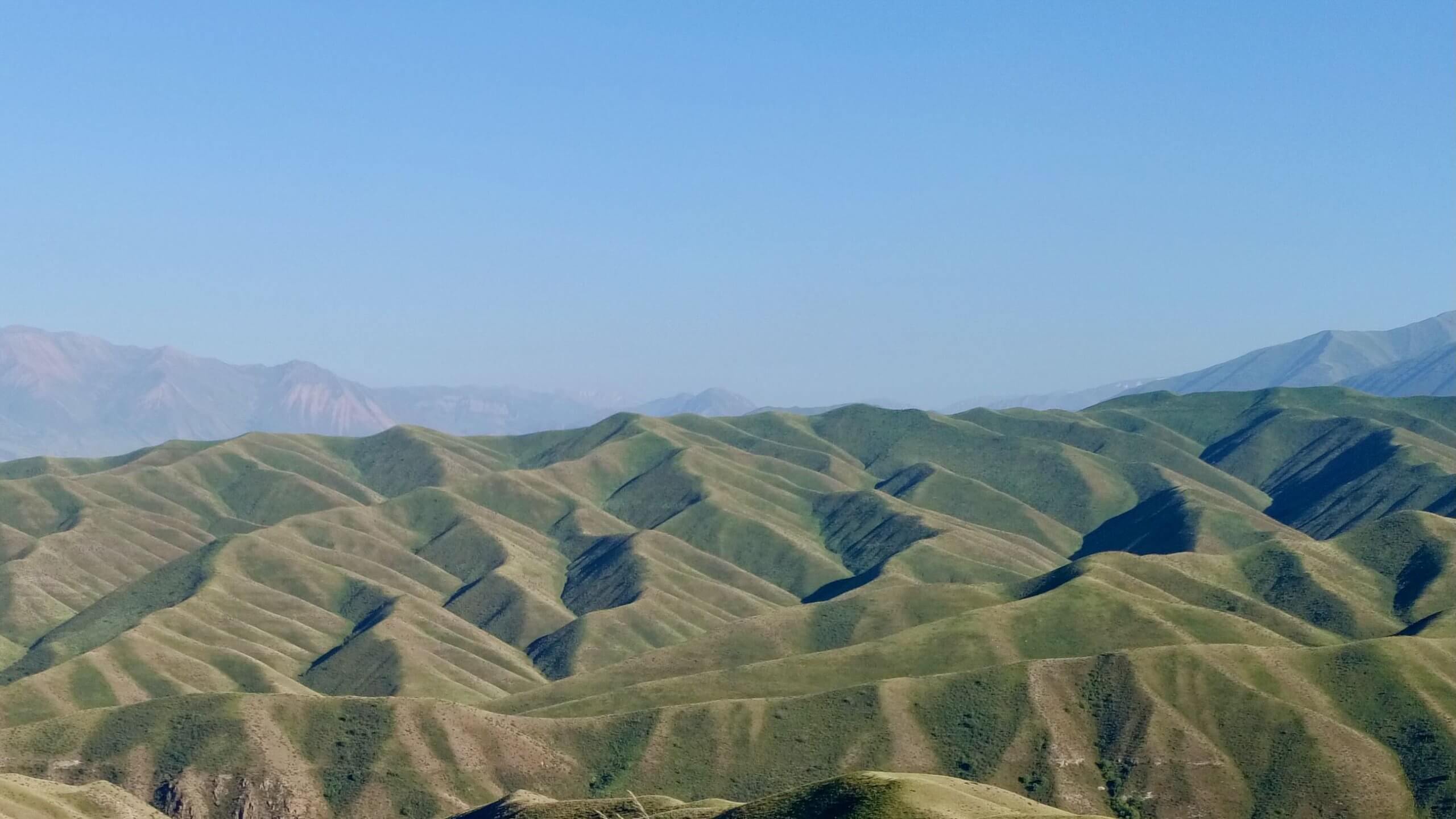 The Tian San mountains