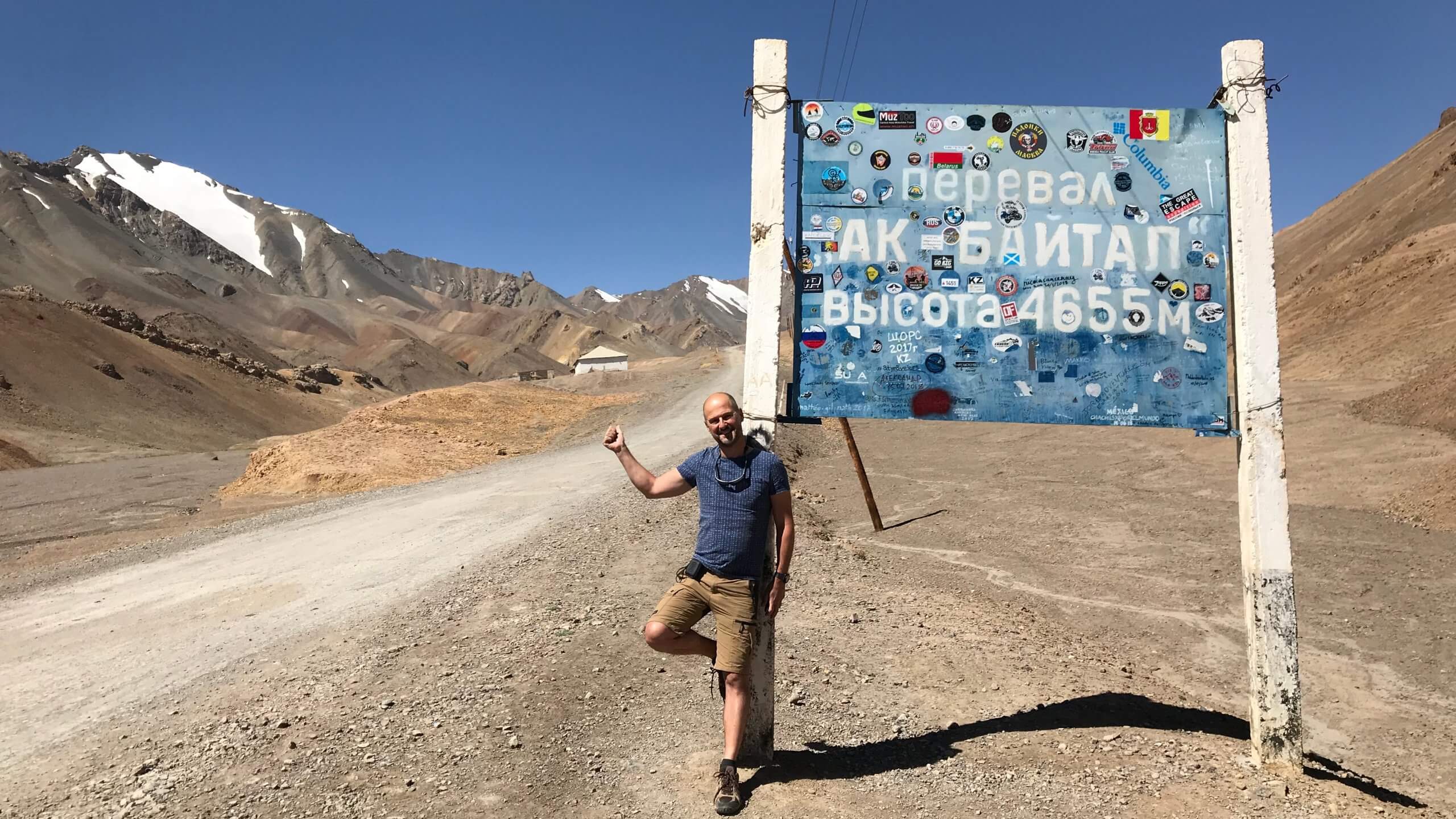 Col Akbaytal à 4655 m