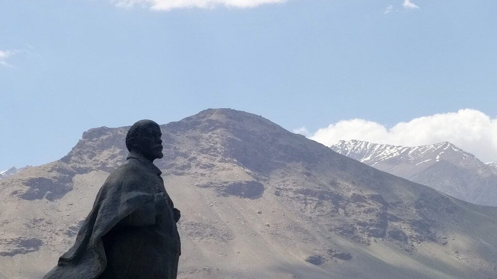 Lenin statue in Khorog
