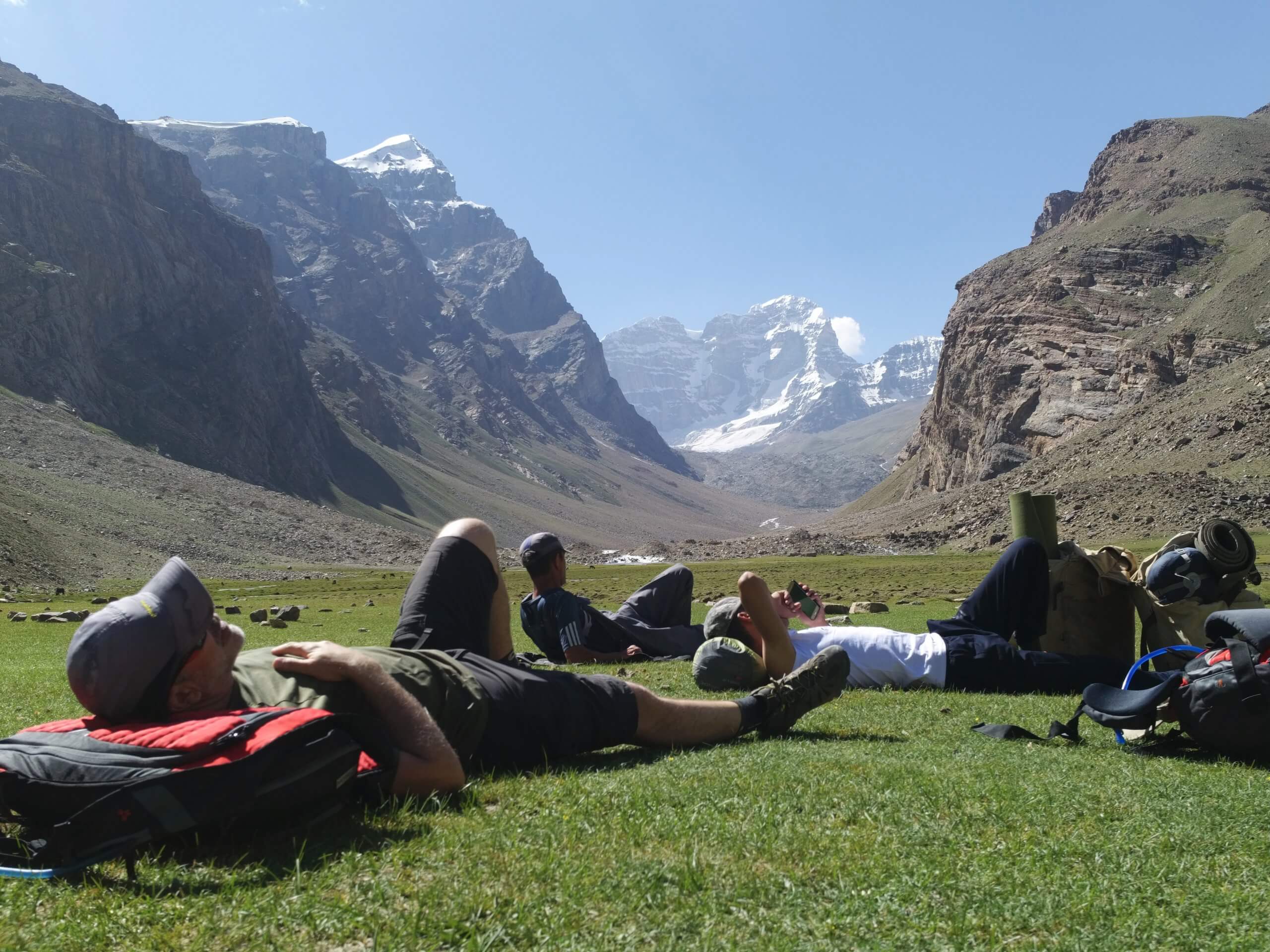 Rest after the climb!