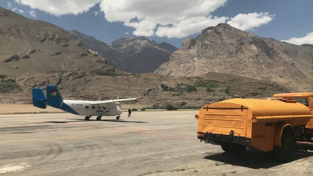 Plane Khorog Dushanbe