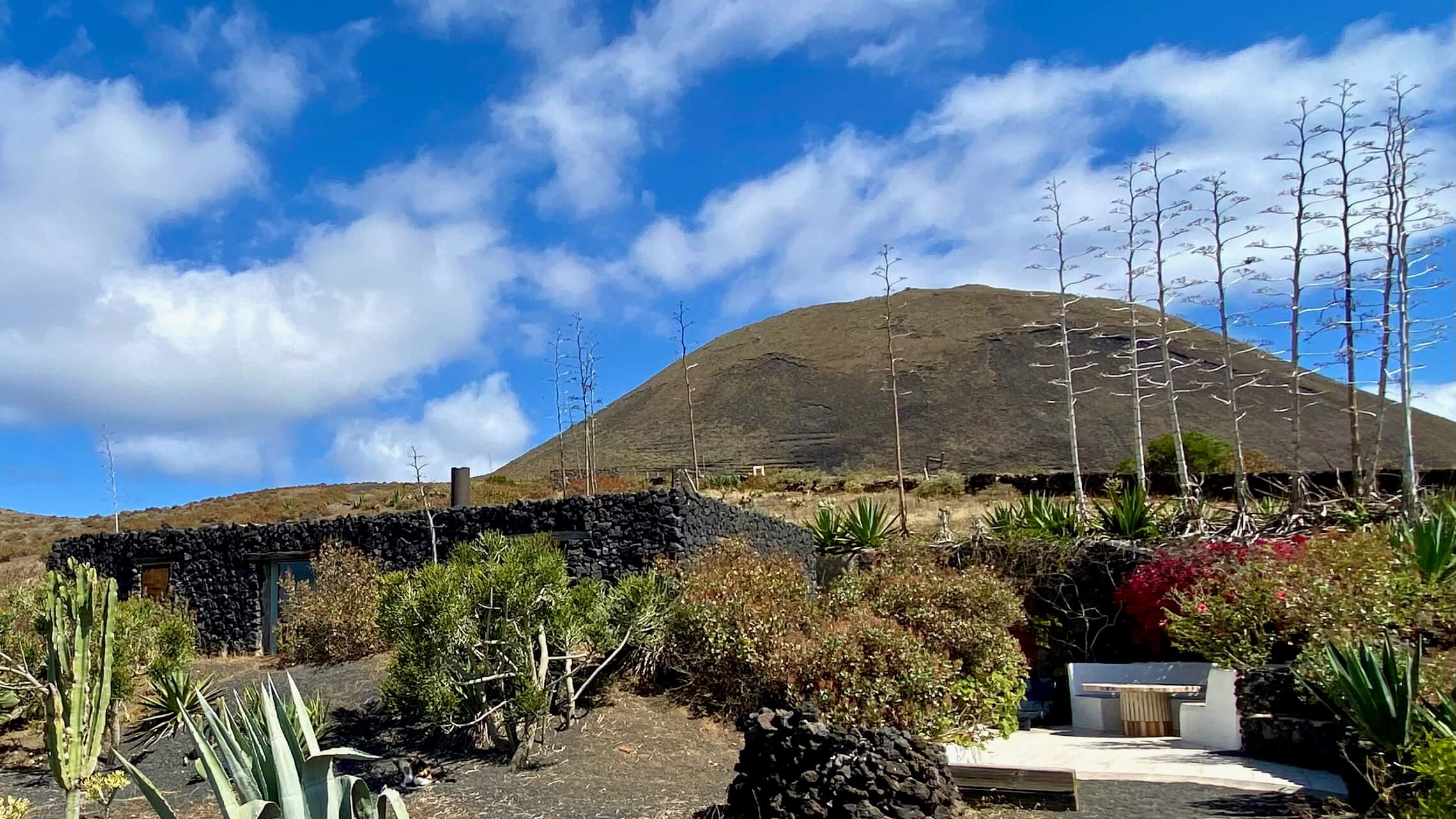 Notre maison près du volcan Corona