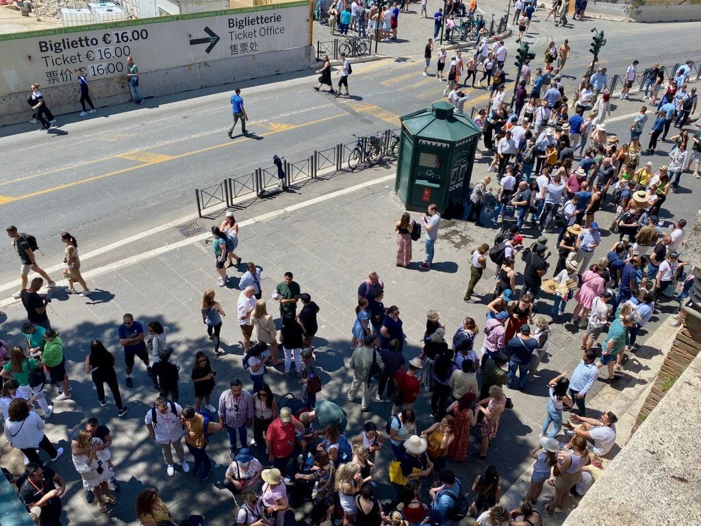 Affluence touristique à Rome en mai
