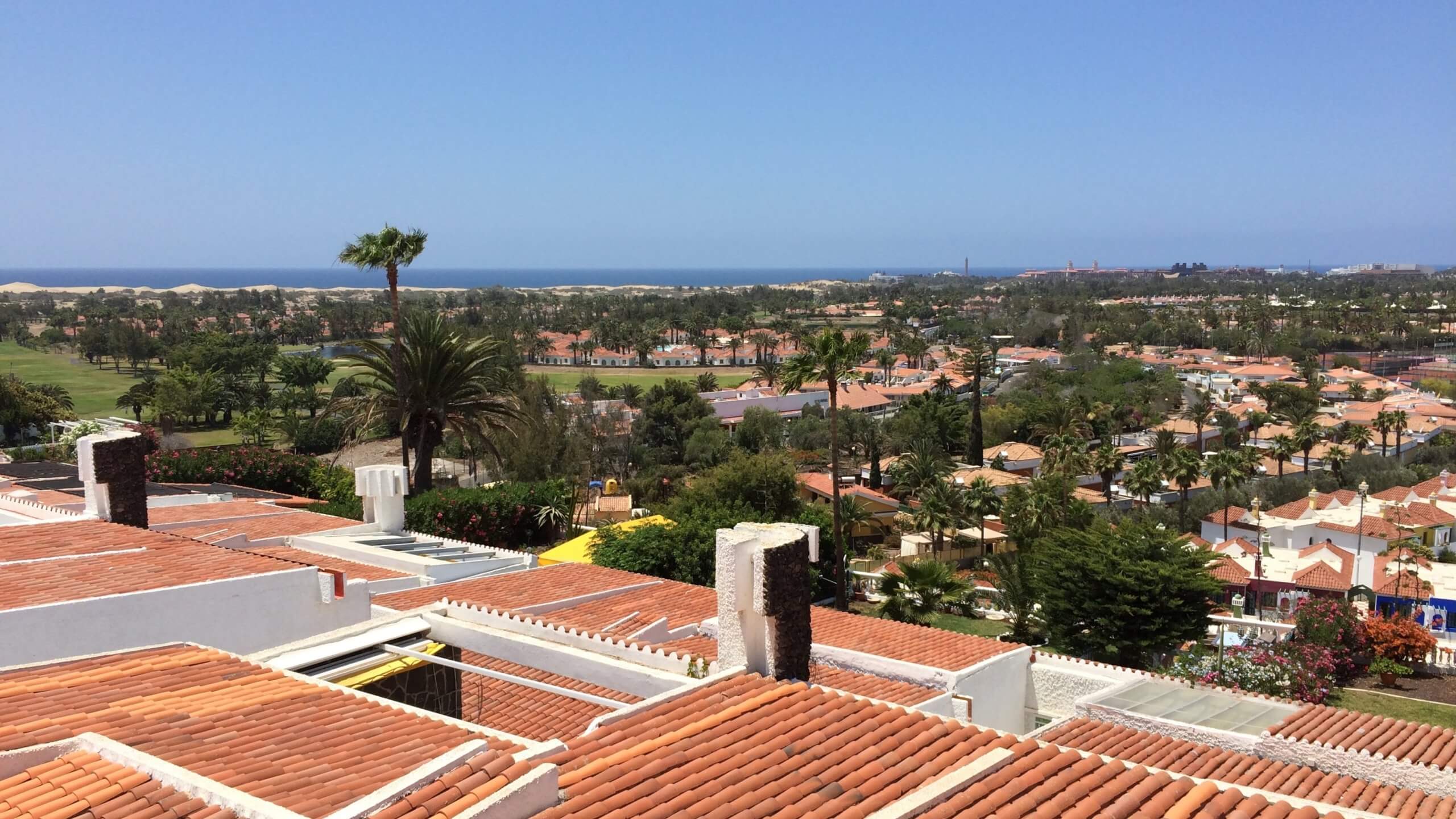 Vue aérienne Maspalomas