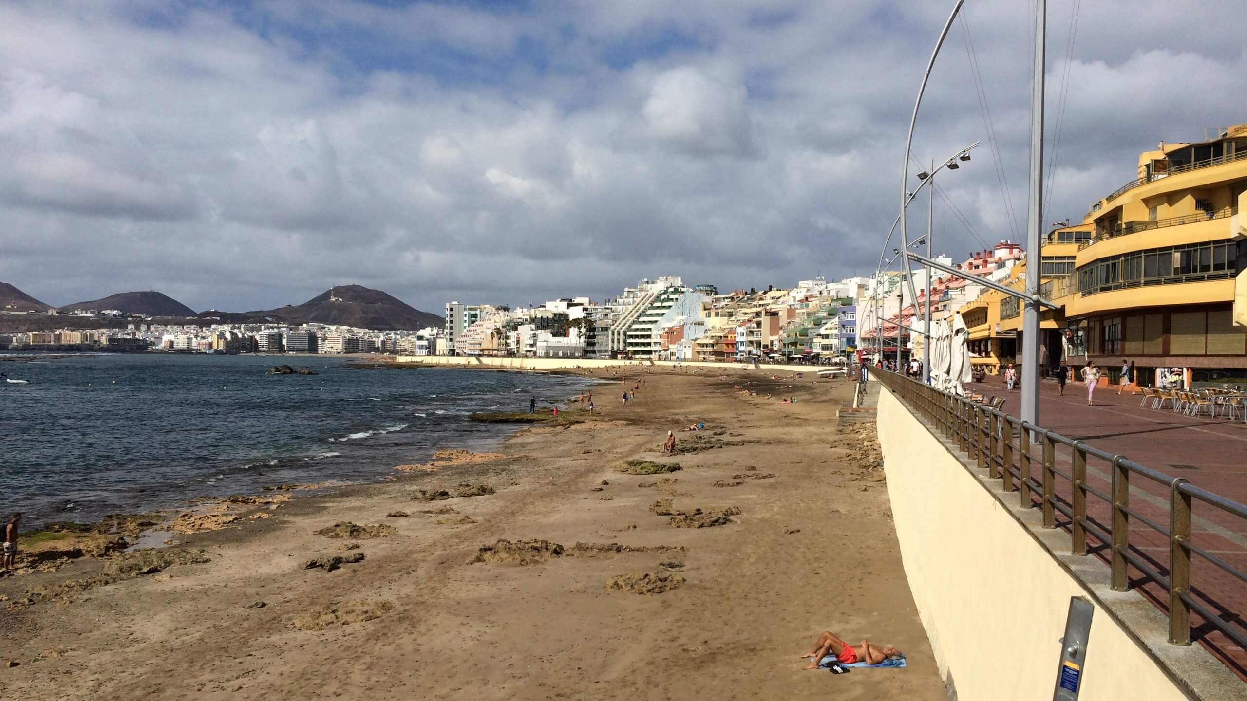 Playa de los Canteras à Las Palmas