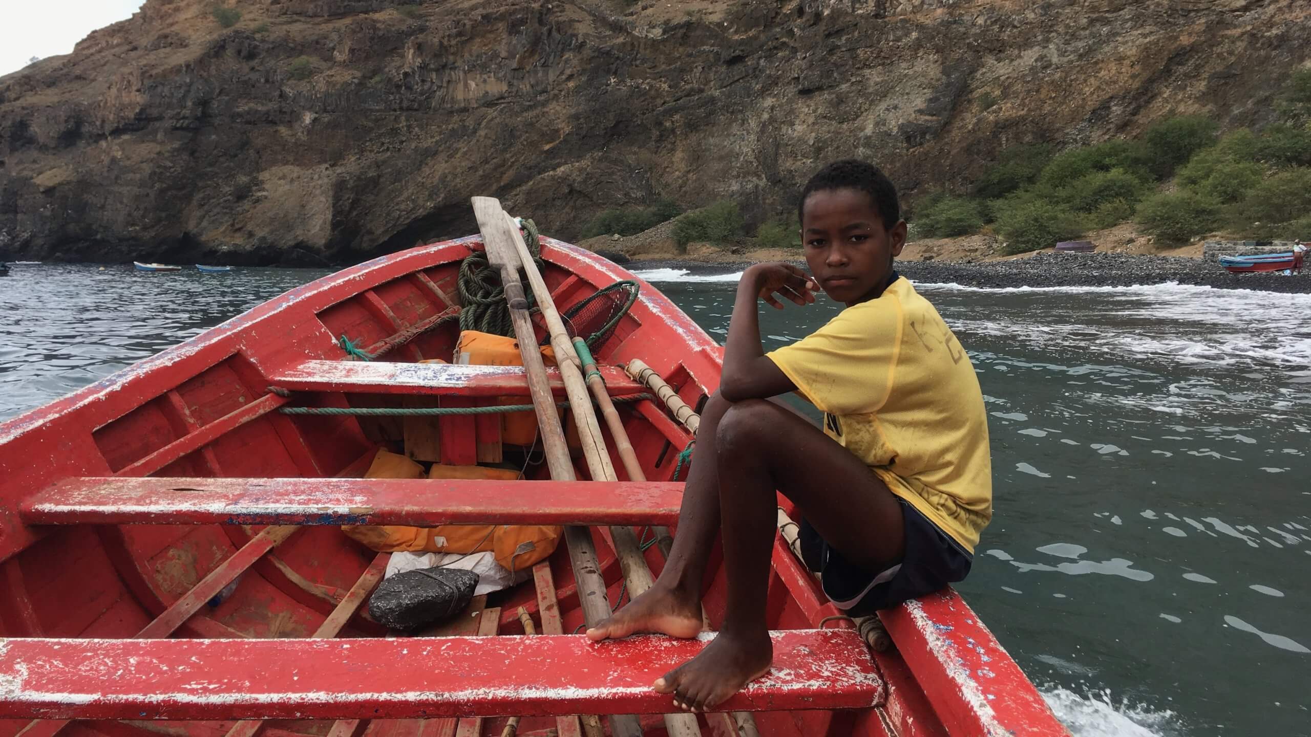 Pêcheur à Tarrafale de Monte Trigo