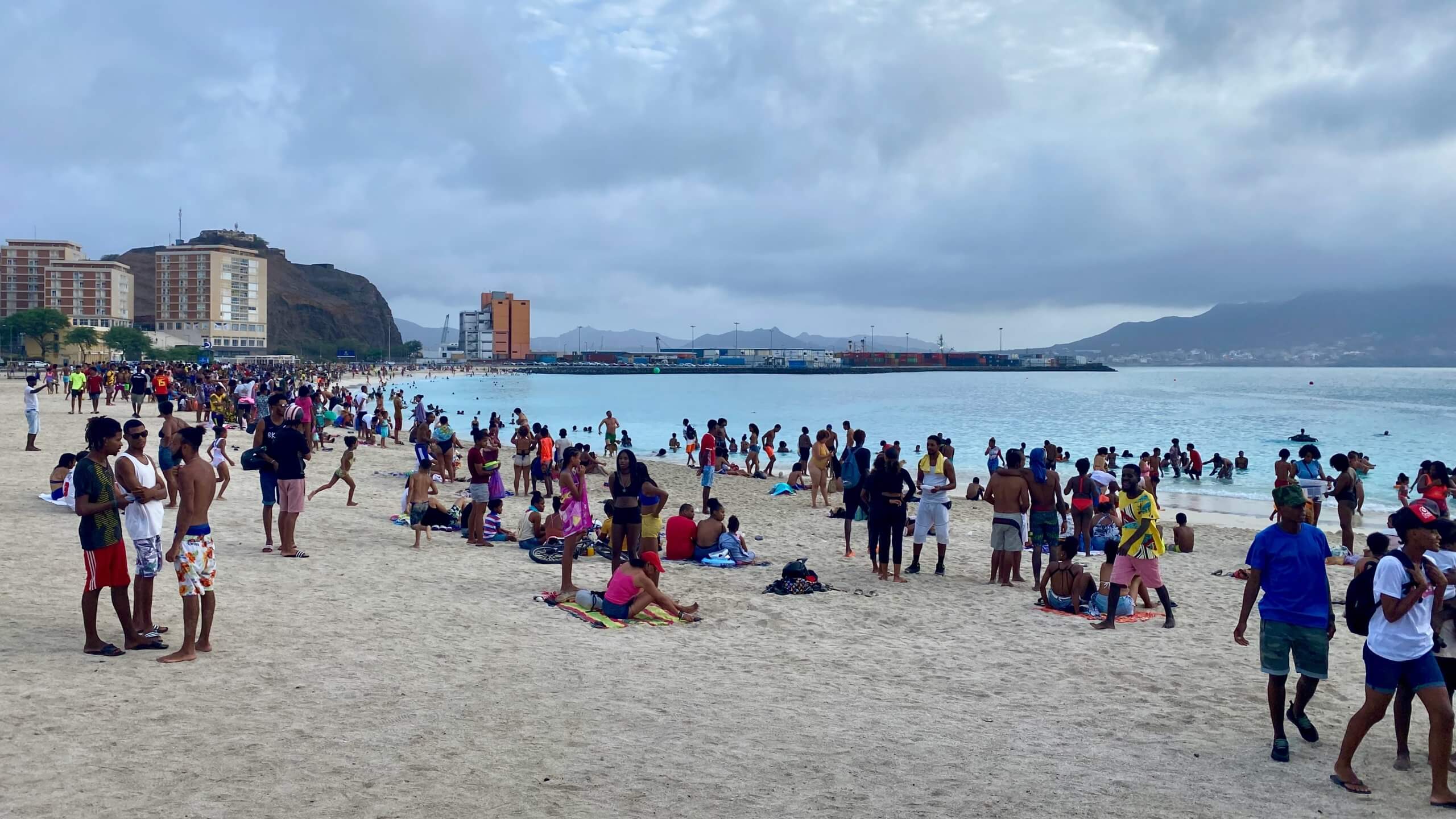Praia da Laginha à Mindelo
