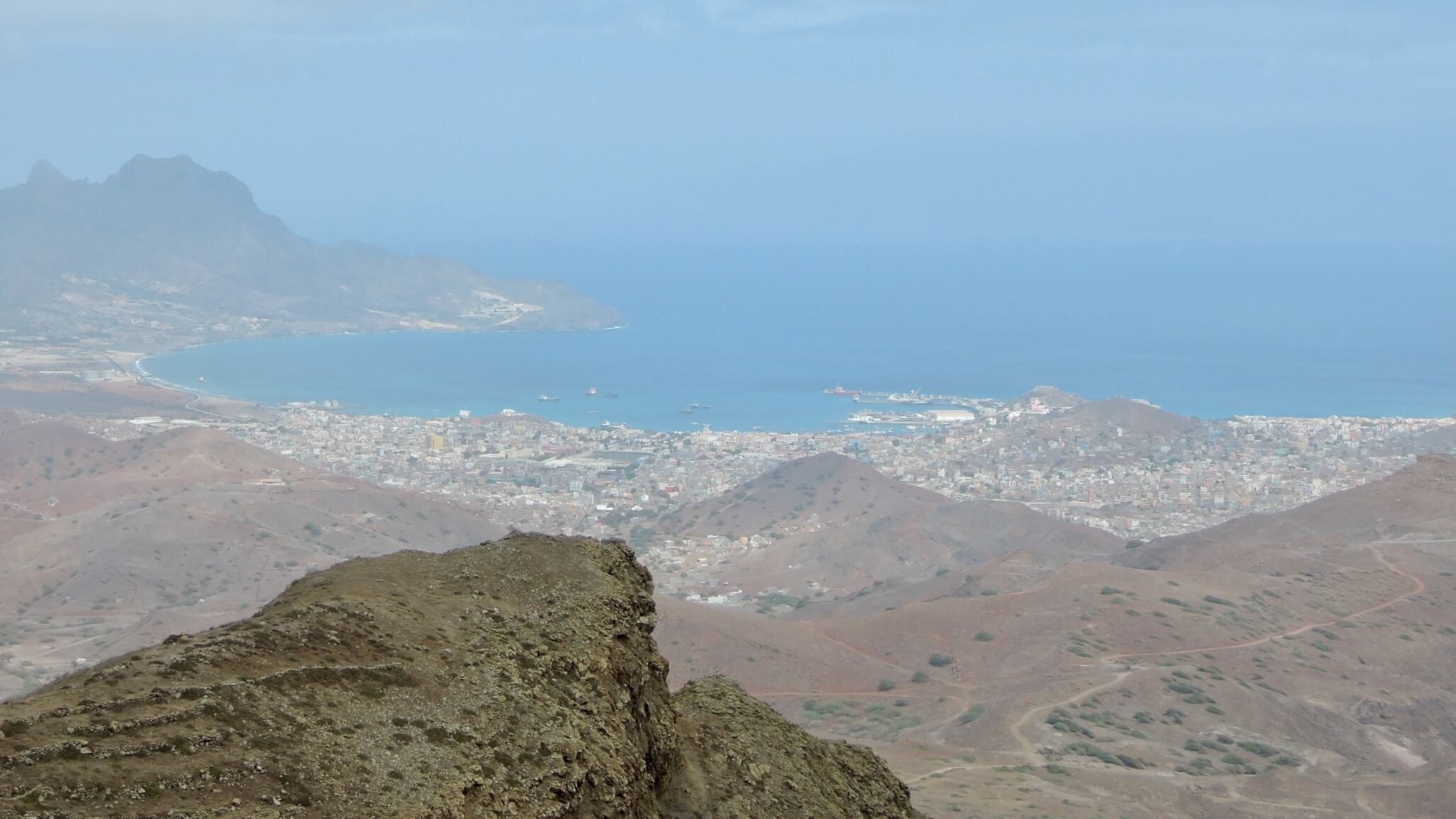 Vue de Mindelo depuis Monte Verde