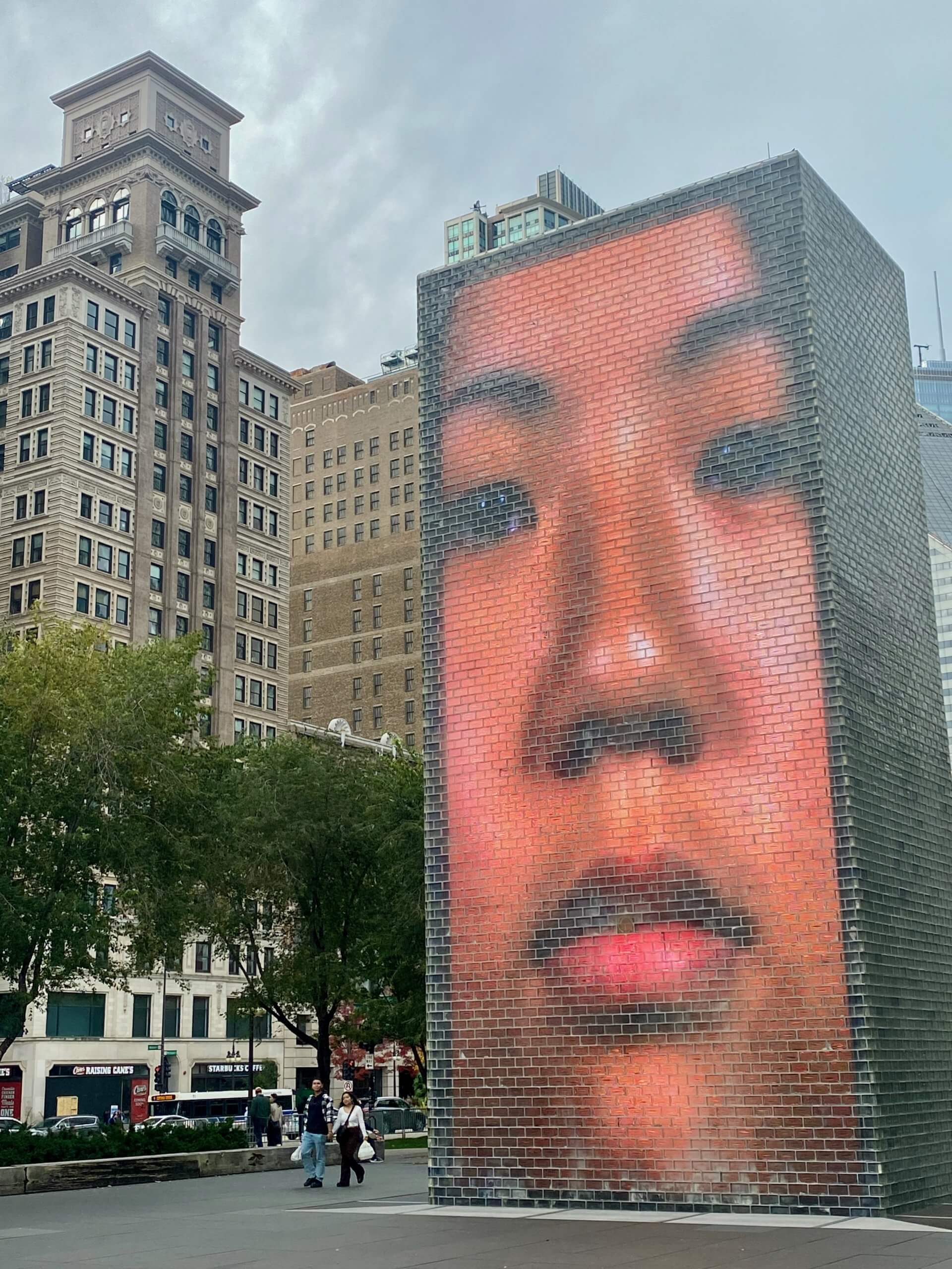 Crown fountain