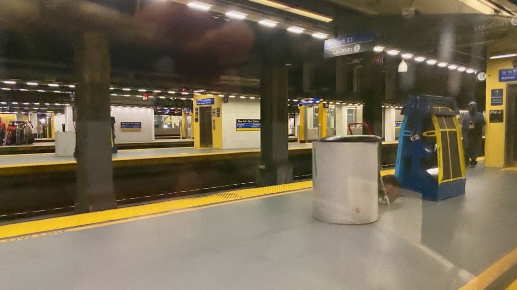 Platform Penn station