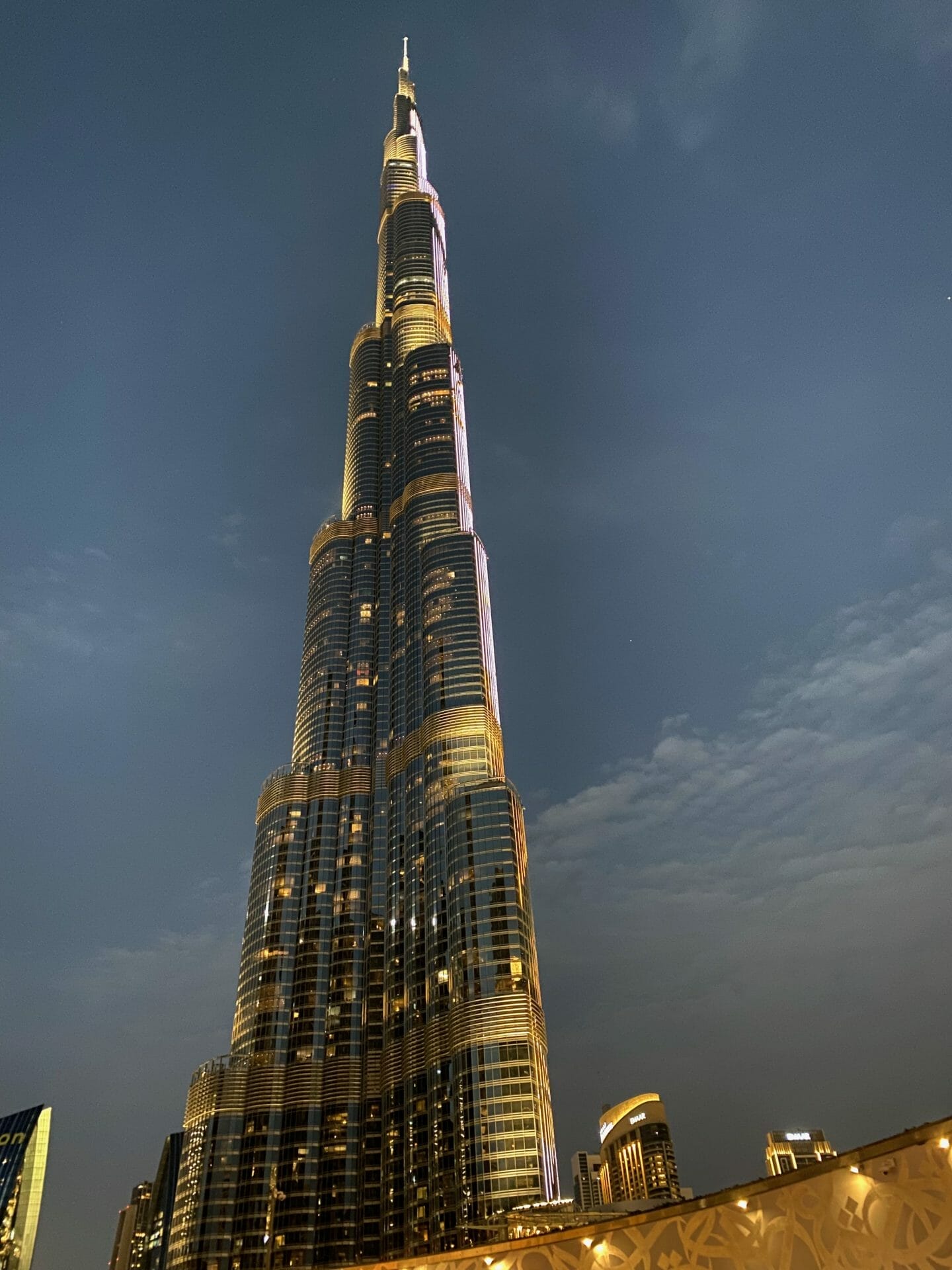 Burj Khalifa la nuit
