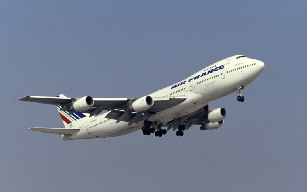 Voyager en avion dans les années 80