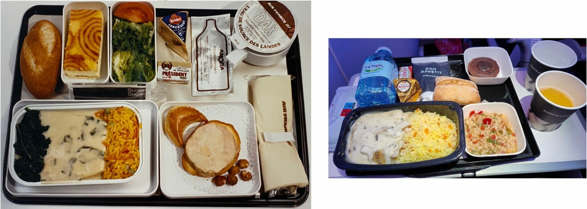 Plateau repas eco AF années 80 et 2020