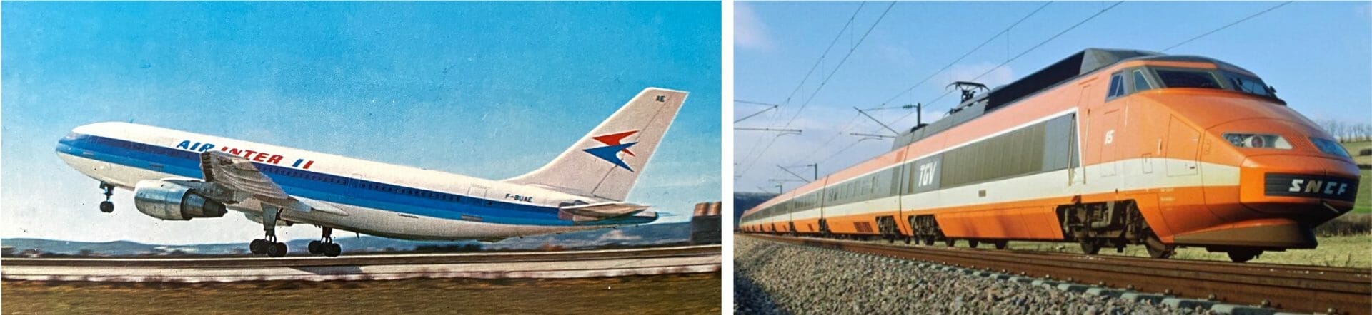 TGV et A300 Air Inter