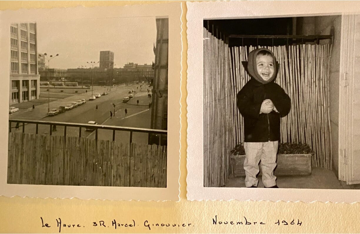 L'auteur au Havre en 1964