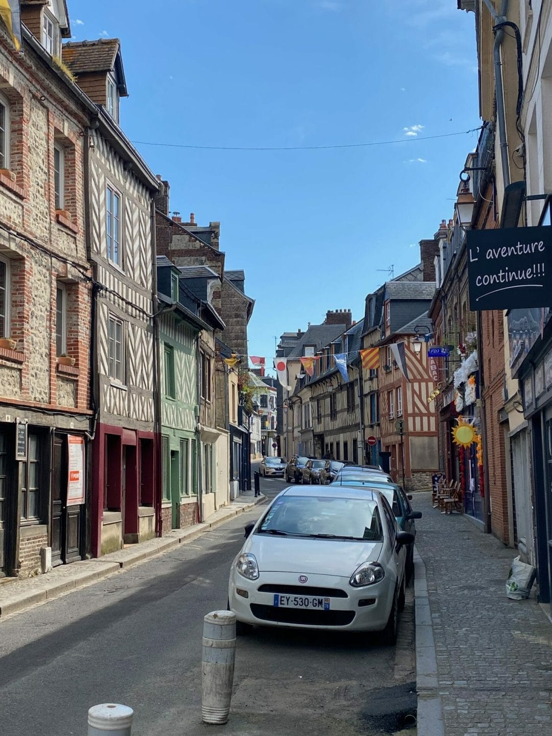 Rue St Leonard à Honfleur