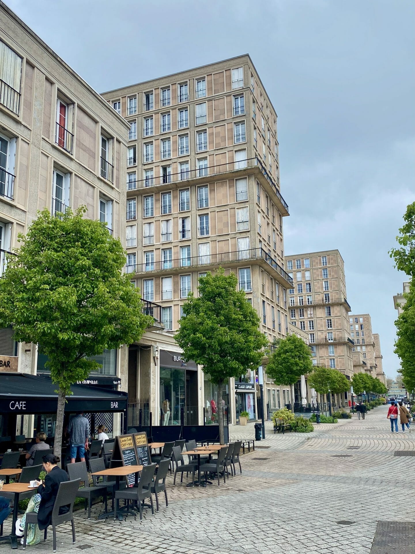 Rue piétonne Le Havre