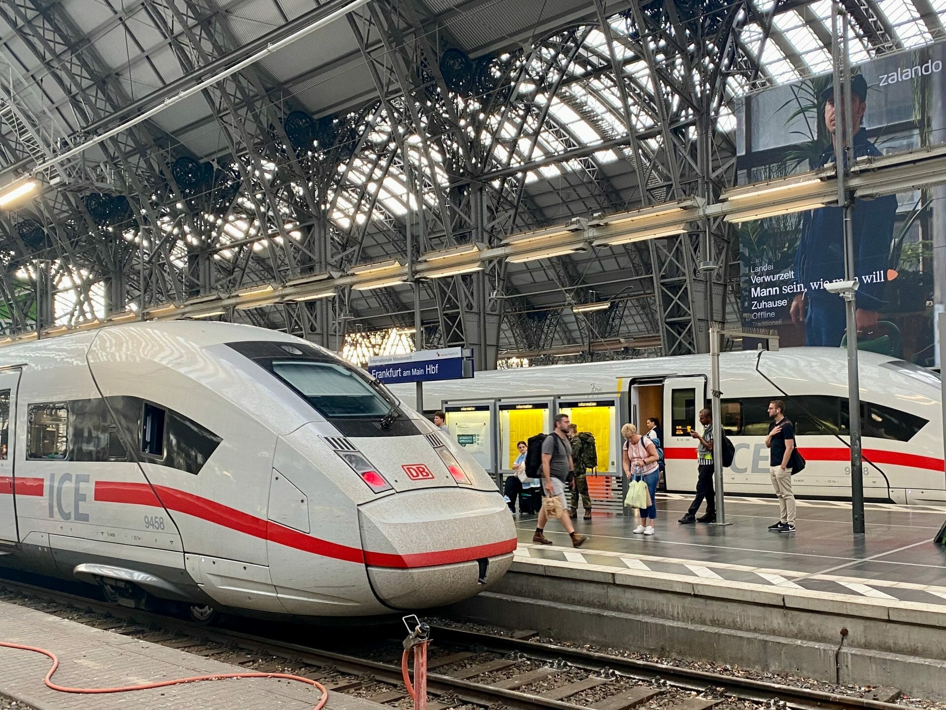 Arrival in Frankfurt