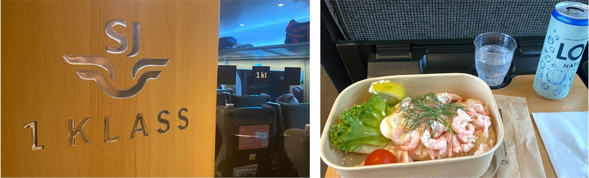 Repas Première classe SJ