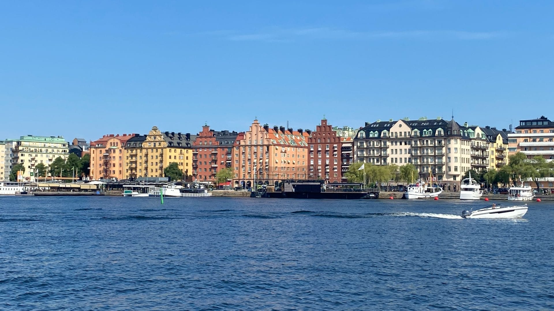 Lake Mälar in summer