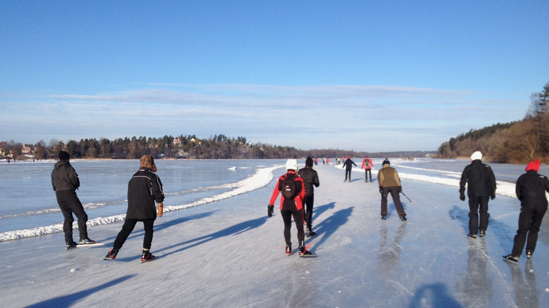 Patin à glace en Suède