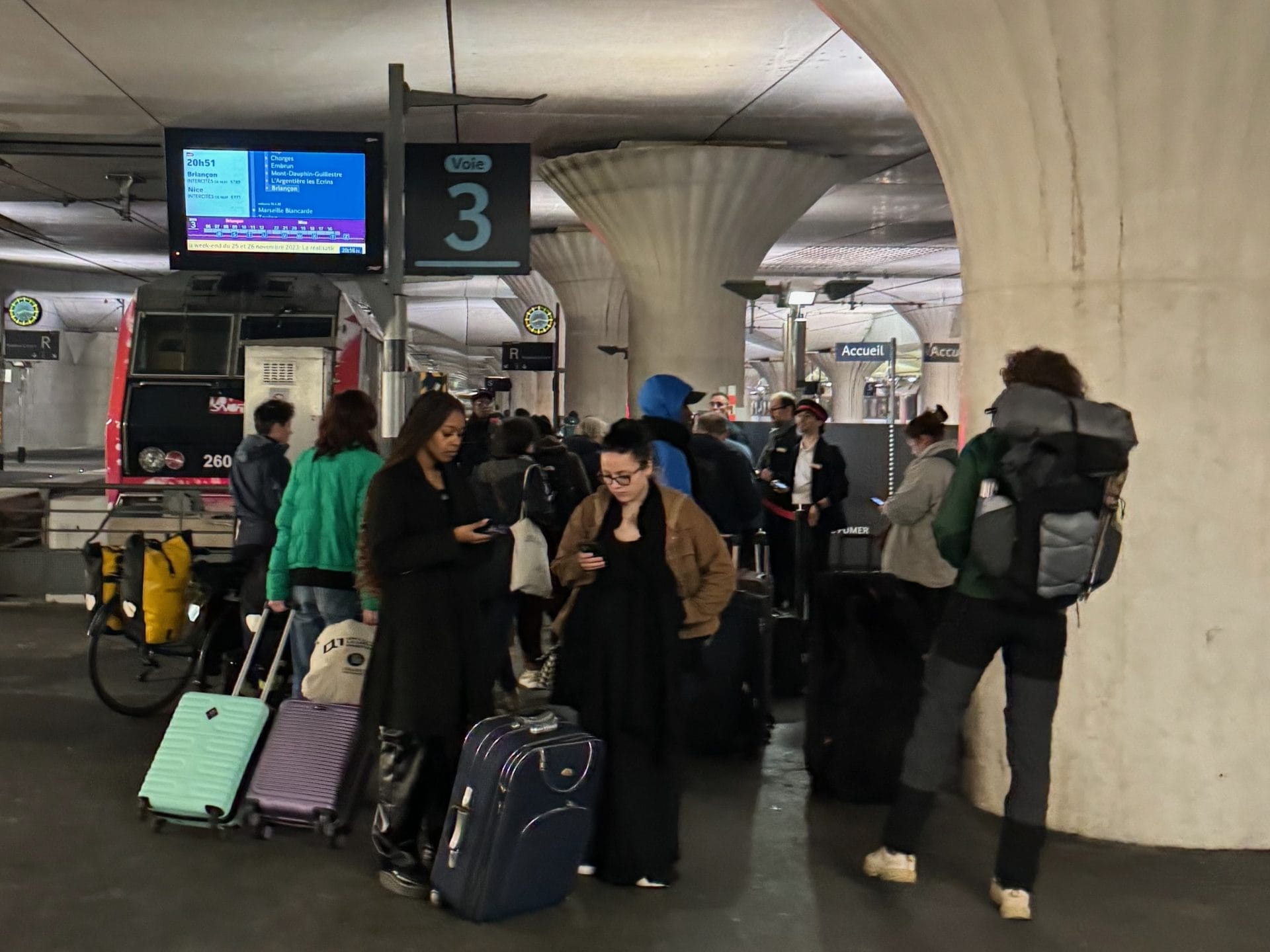 Départ Intercités Nice