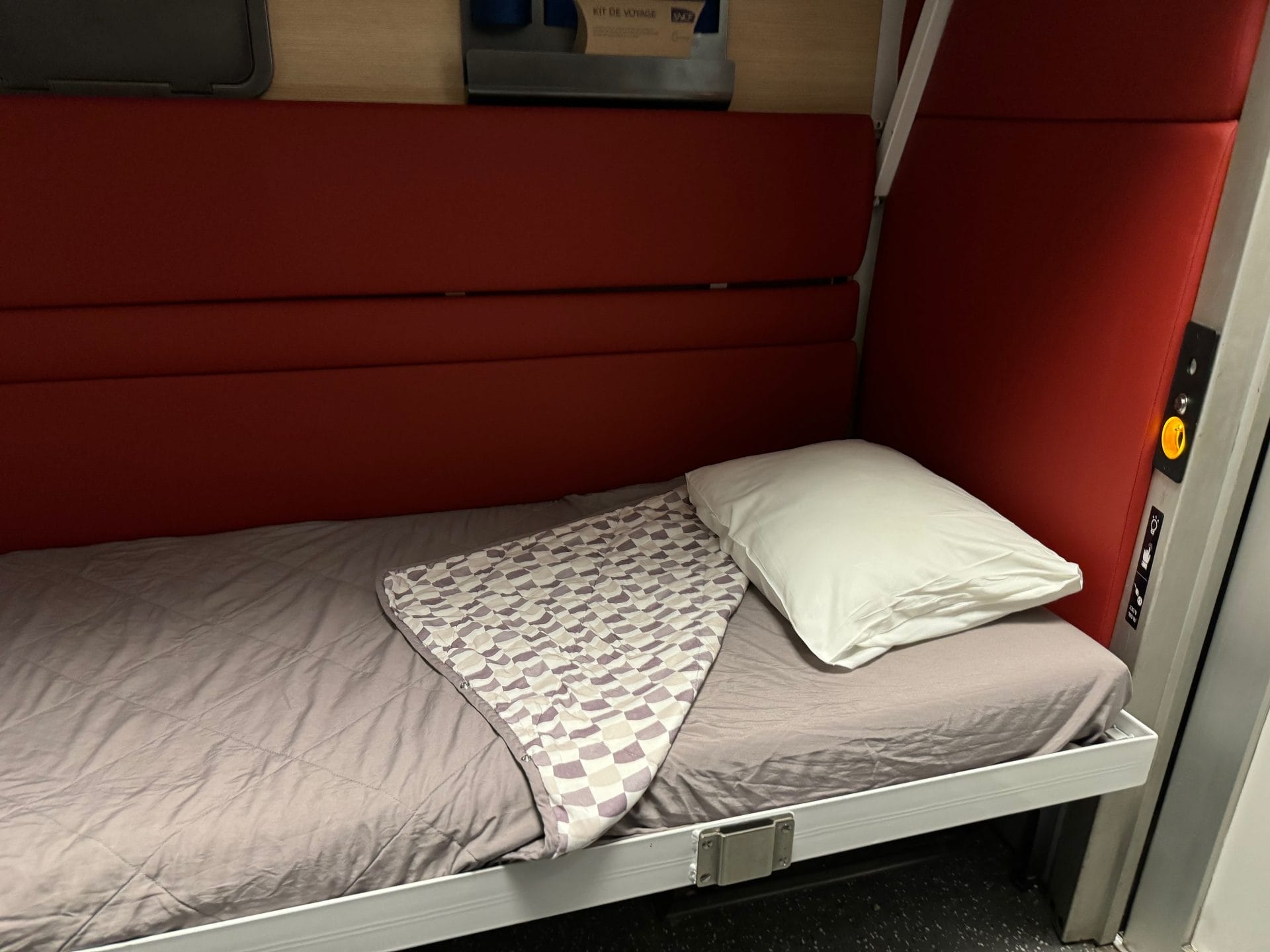 Literie en couchettes 1ere