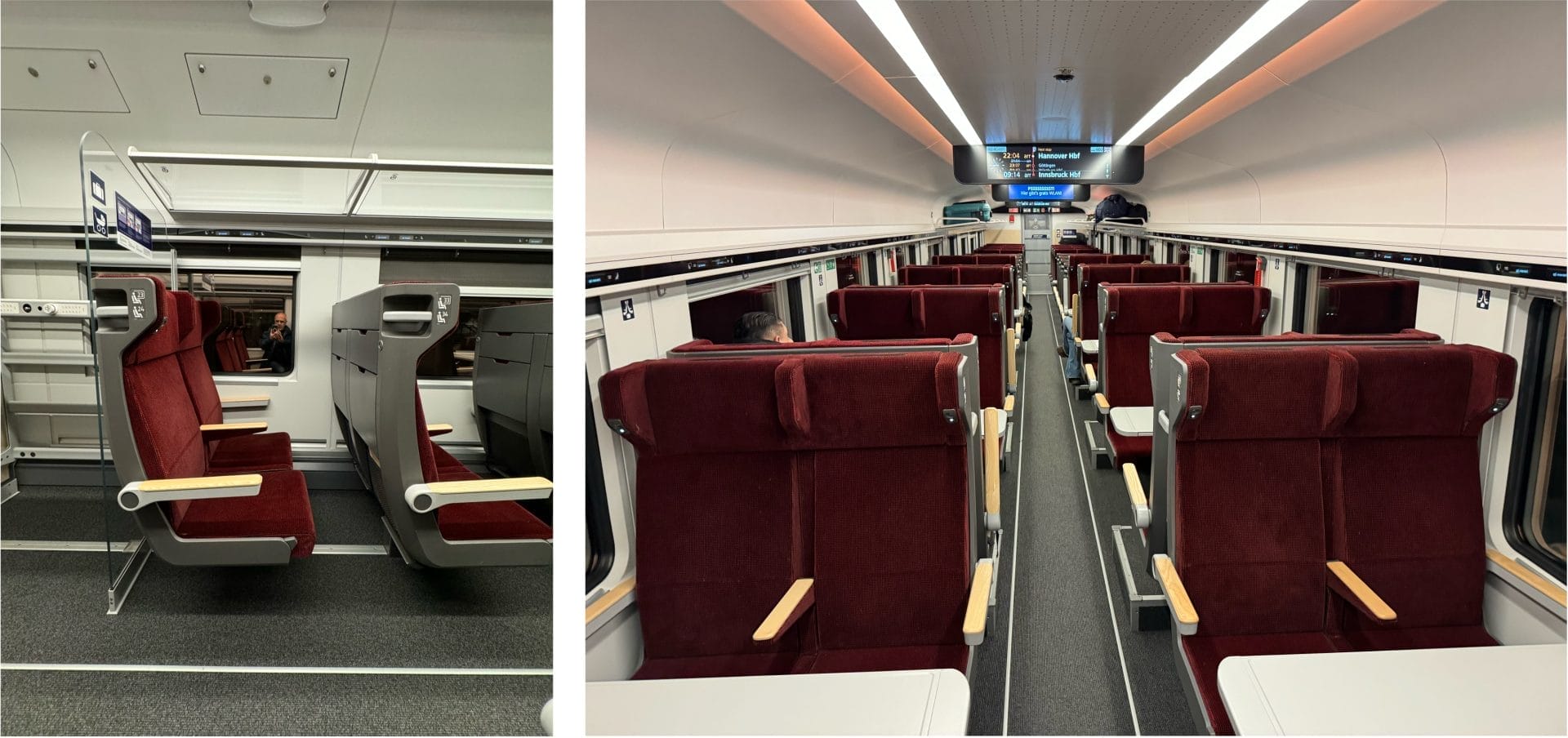 Places assises Nightjet