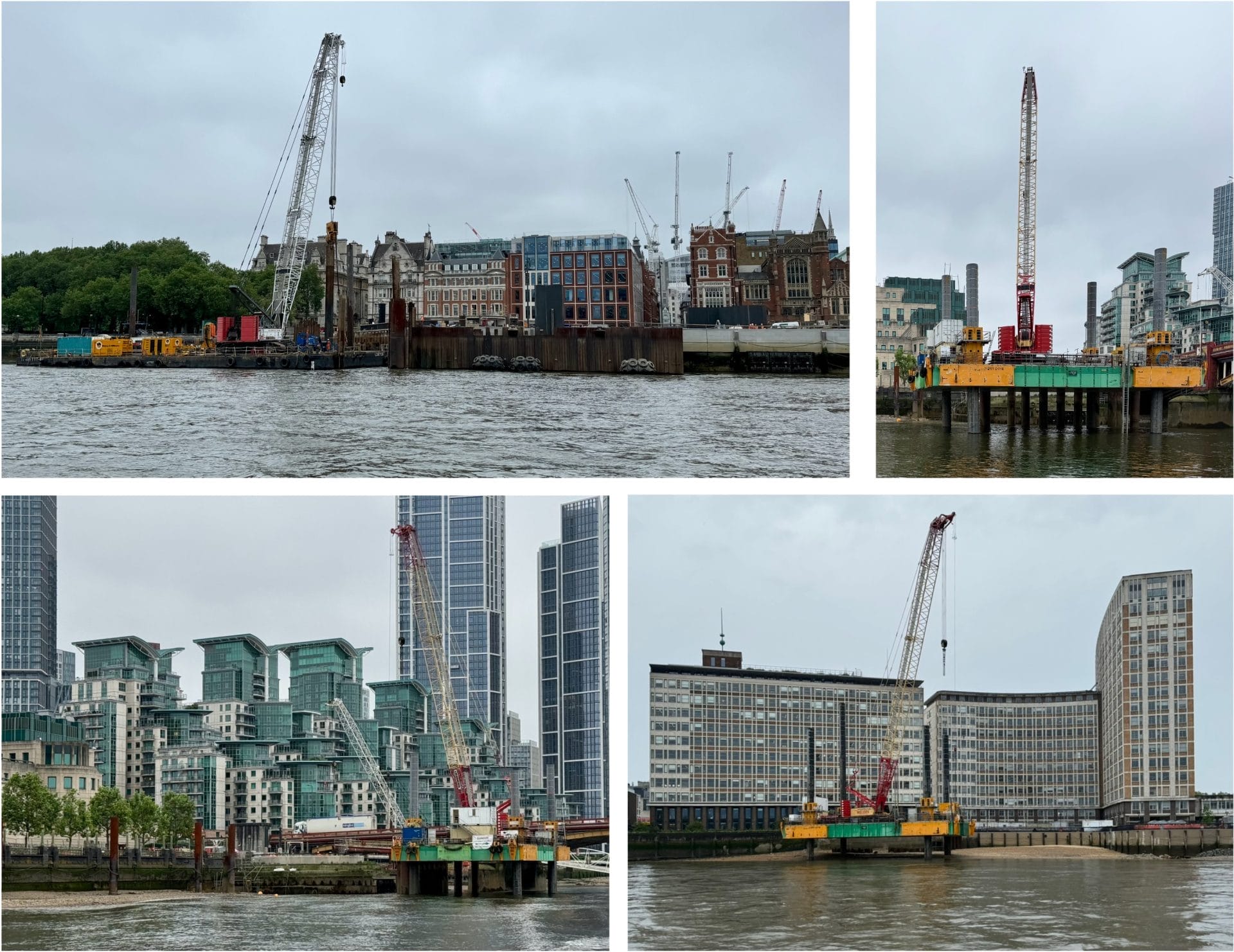 Cranes on the Thames