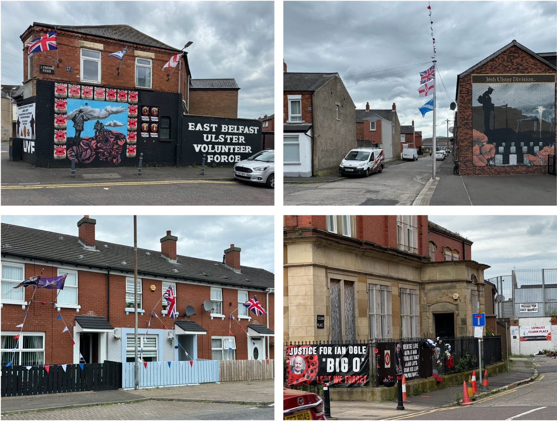 Loyalist district Belfast