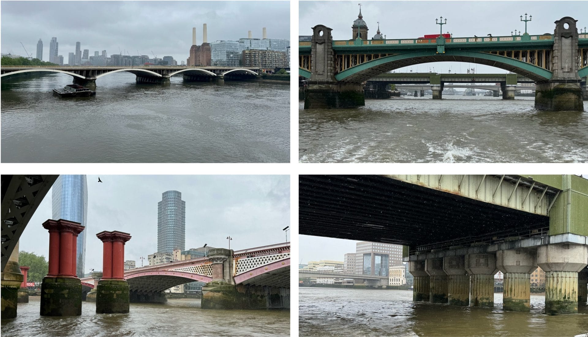 Bridges over the Thames in London