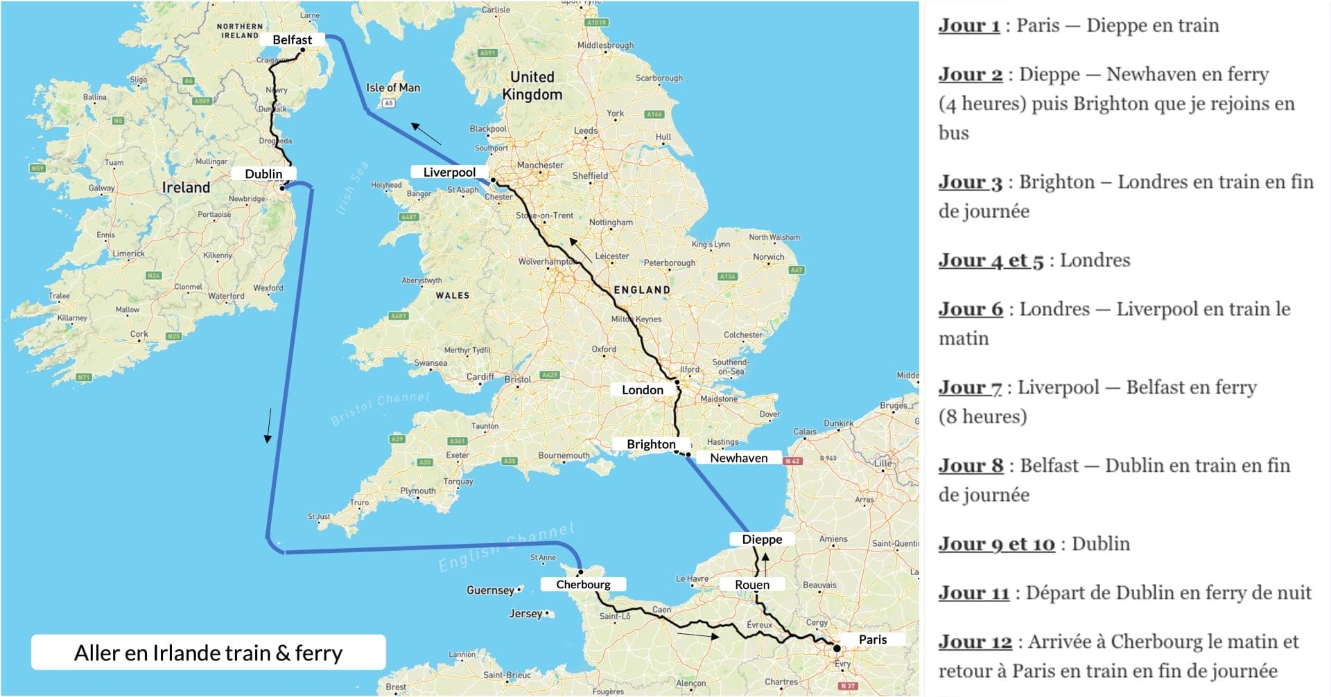 Programme voyage Irlande