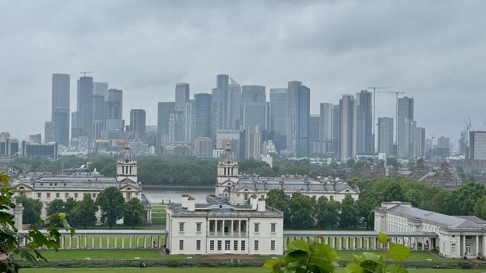 View from Greenwich observatory