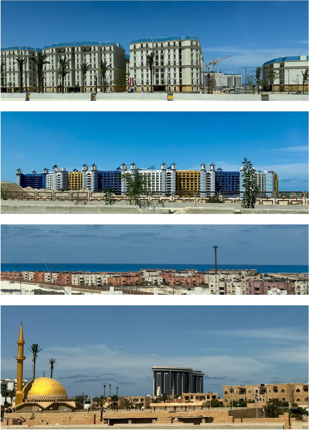 Urbanisation côte Méditerranée Egypte