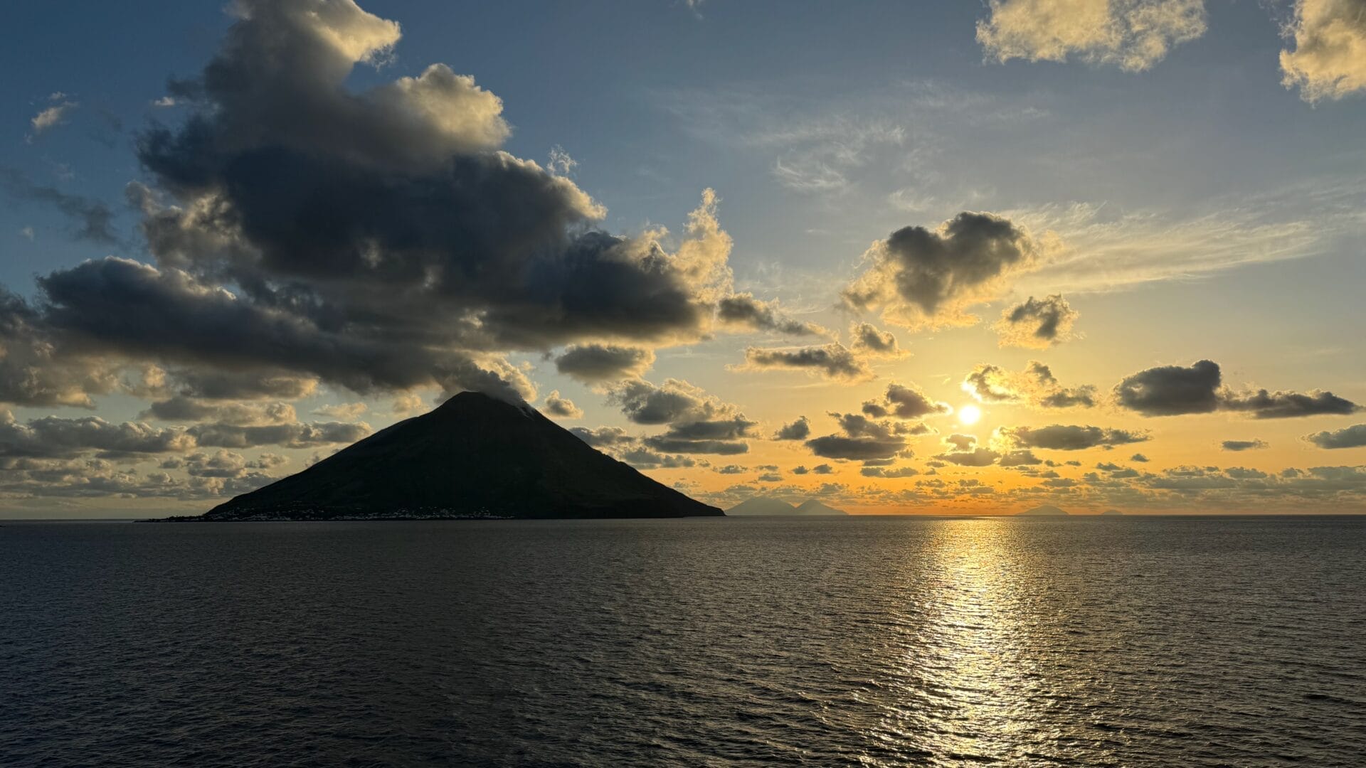 Coucher de soleil Stromboli