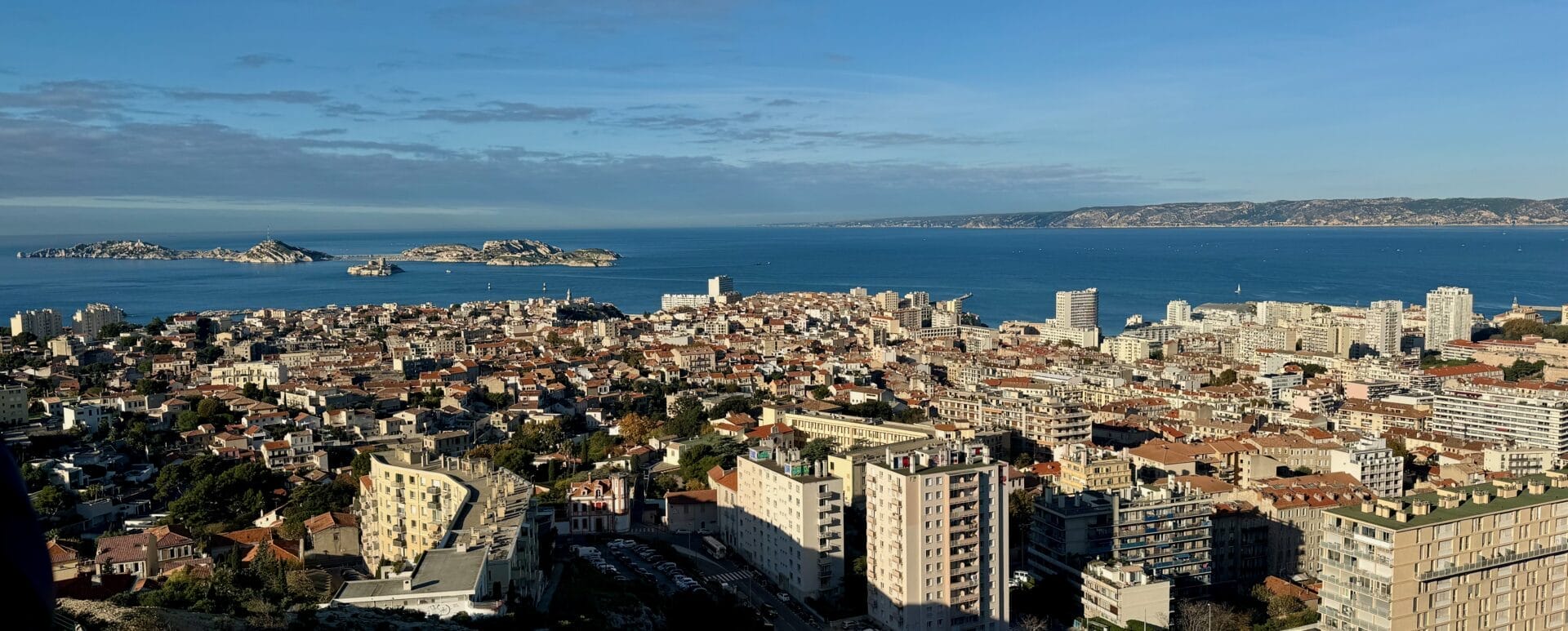 Marseille view from Notre-Dame de la Garde