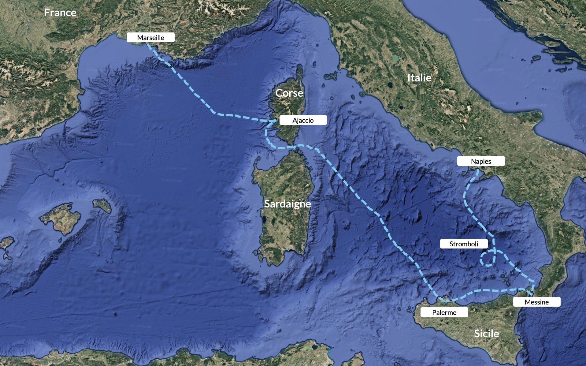 Croisière de Naples à Marseille