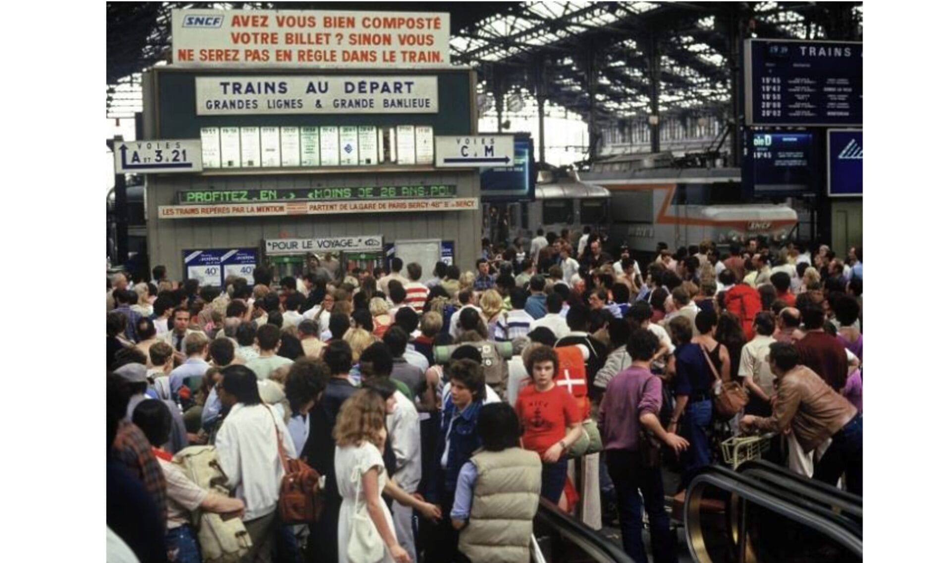 Gare de Lyon jour grands départs