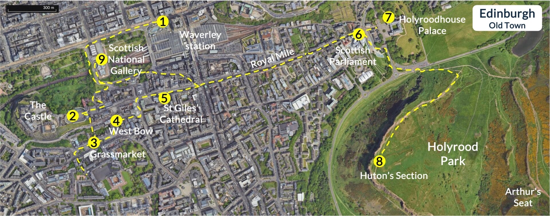 Edinburgh Old Town map