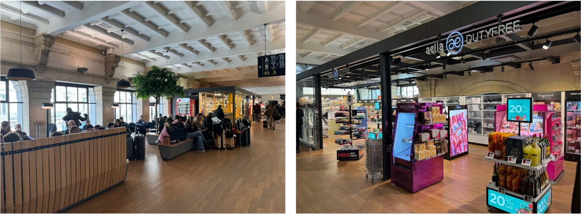 Salle embarquement Eurostar Gare du Nord