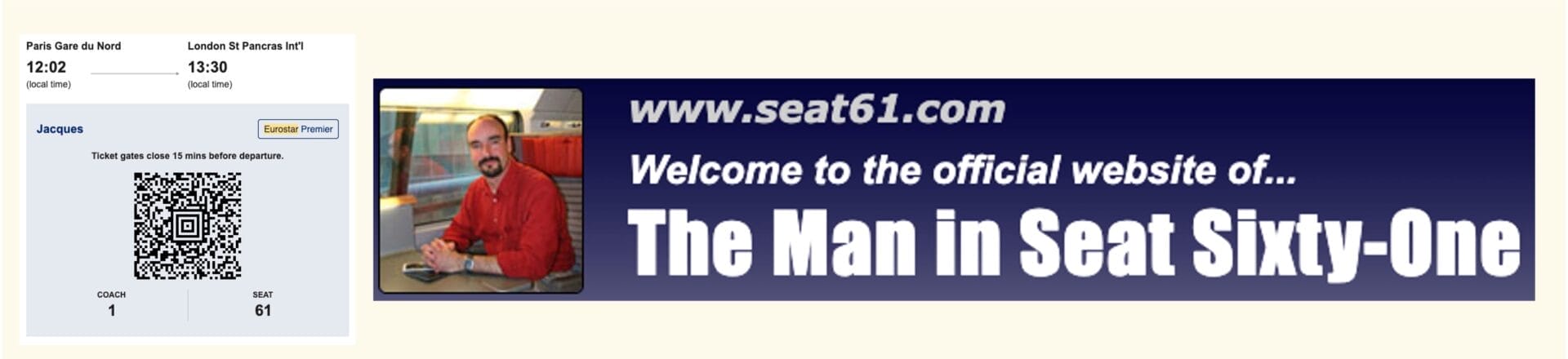 The man in seat 61