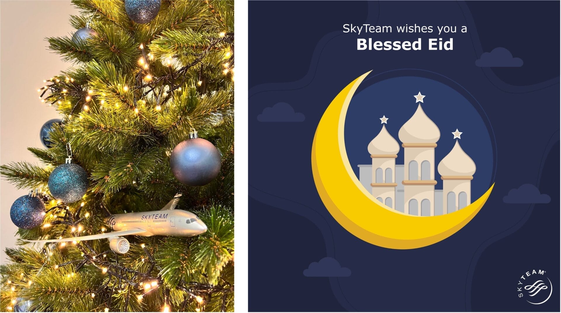Happy Christmas and blessed Eid from SkyTeam