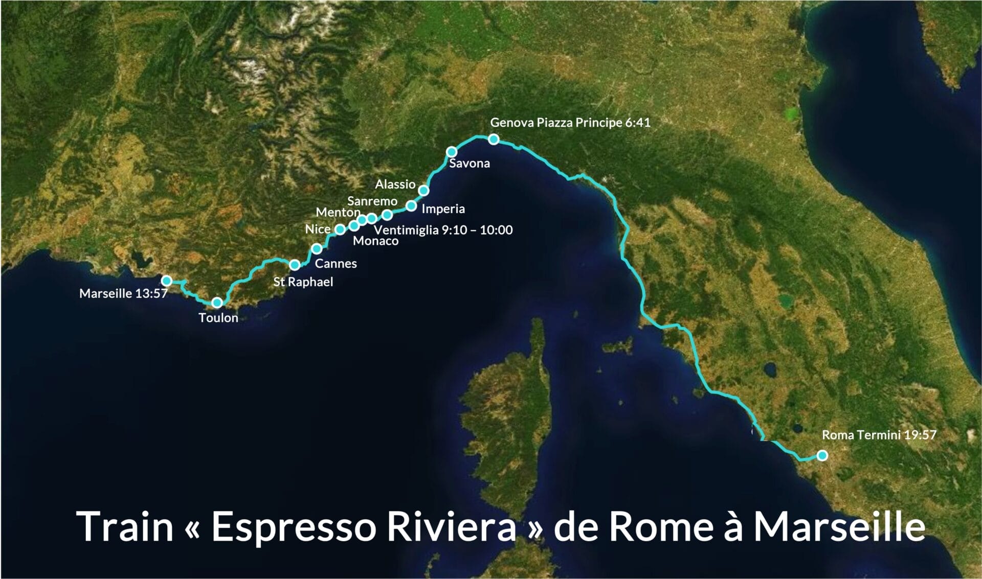 Rome Marseille Espresso Riviera Journey