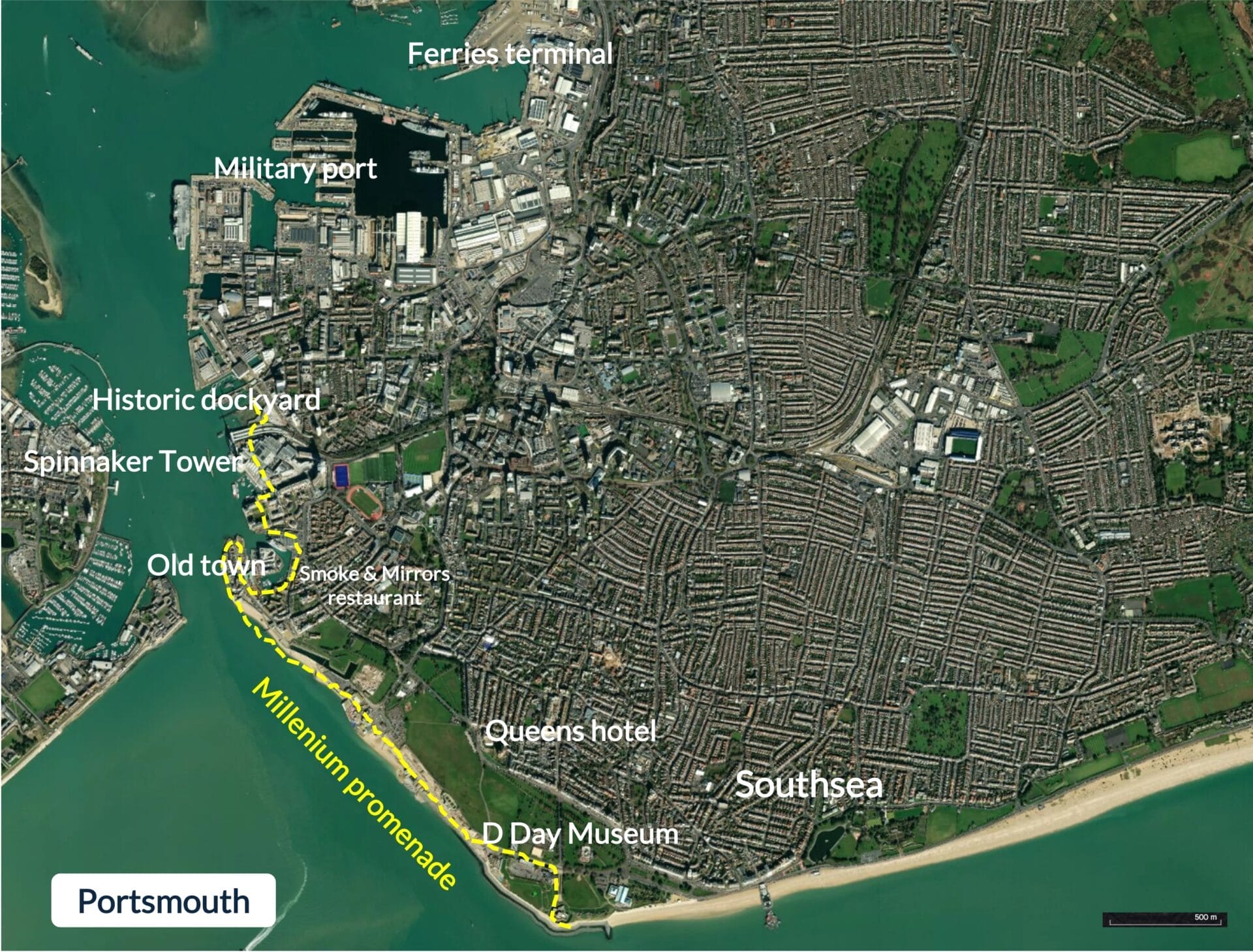Portsmouth map