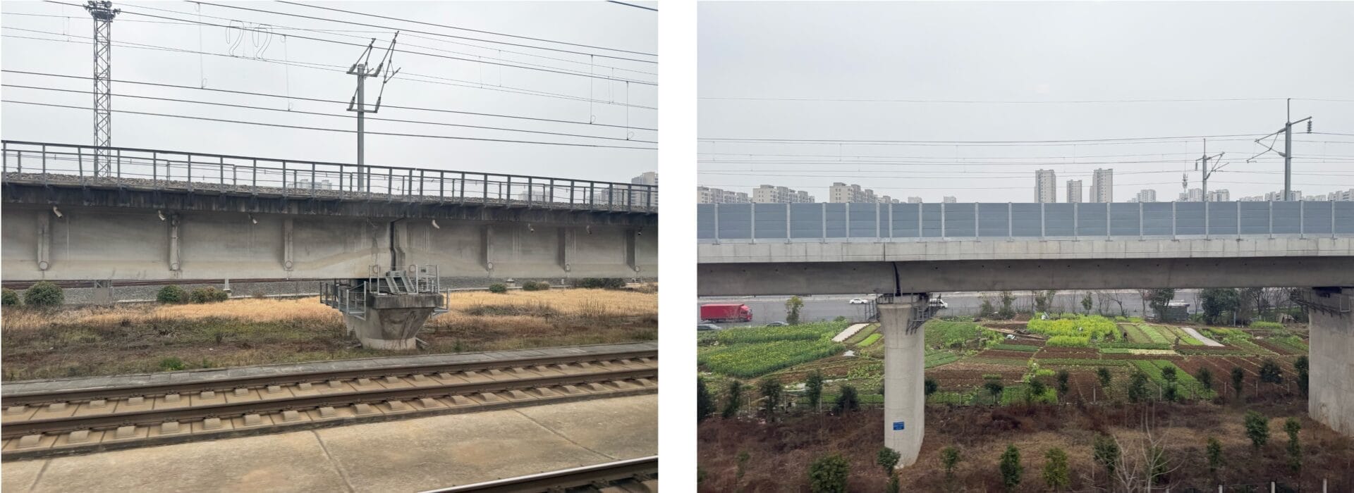 Construction sur viaduc